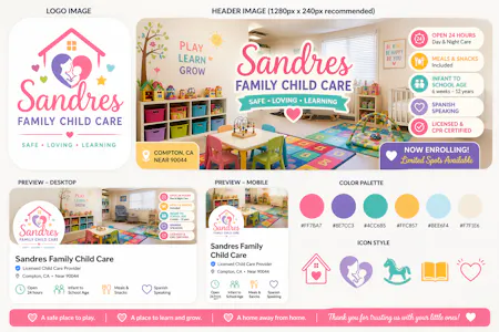 Sandres Family Child Care 24 hours